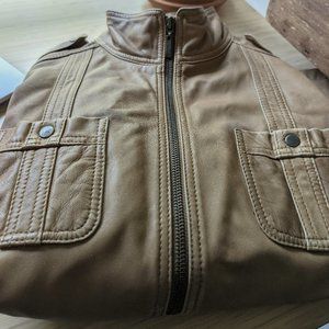 Kenneth Cole Reaction Leather Moto Jacket, Size M